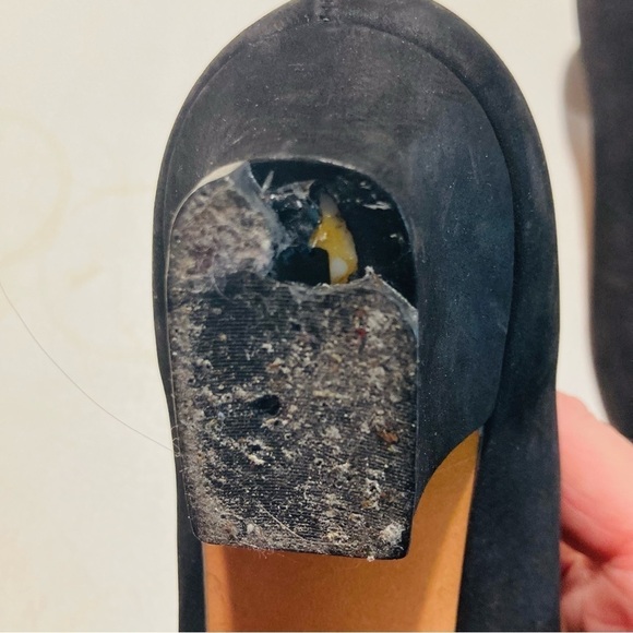 SALVATORE FERRAGAMO  Sz 8.5 4A Suede Velvet Fringe Front Bow Shoes - Picture 7 of 10